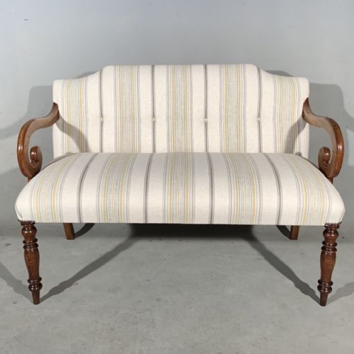 REGENCY PERIOD 2 SEATER SALON SOFA - ADDITIONAL PHOTO 7