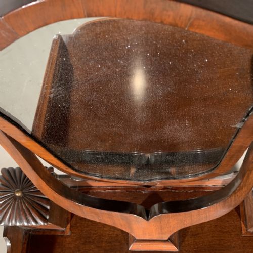 GEORGIAN BOW FRONTED DRESSING CABINET - ADDITIONAL PHOTO 2