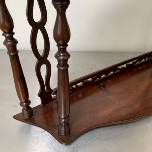 FREESTANDING OR HANGING SHELVES IN MAHOGANY - ADDITIONAL PHOTO 3