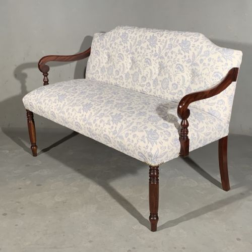 regency 2 seater window seat - CATEGORY: ANTIQUE SOFAS - DATED REGENCY