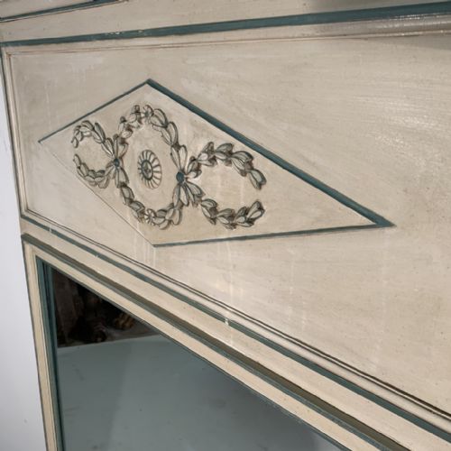 FRENCH DIRECTOIRE STYLE PAINTED MIRROR 150CM - ADDITIONAL PHOTO 4