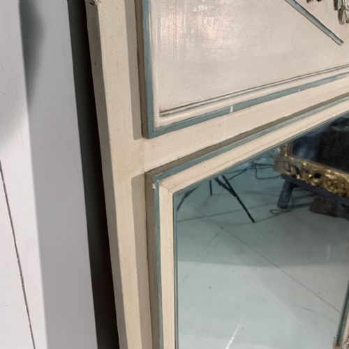 FRENCH DIRECTOIRE STYLE PAINTED MIRROR 150CM - ADDITIONAL PHOTO 5