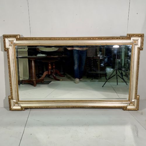 rare large silver gilt mirror 155cm - CATEGORY: ANTIQUE MIRRORS - DATED 1890