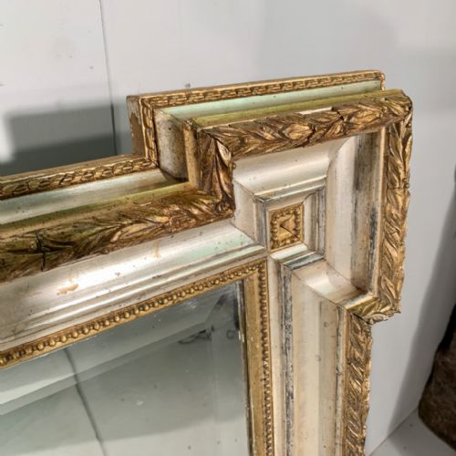 RARE LARGE SILVER GILT MIRROR 155CM - ADDITIONAL PHOTO 5