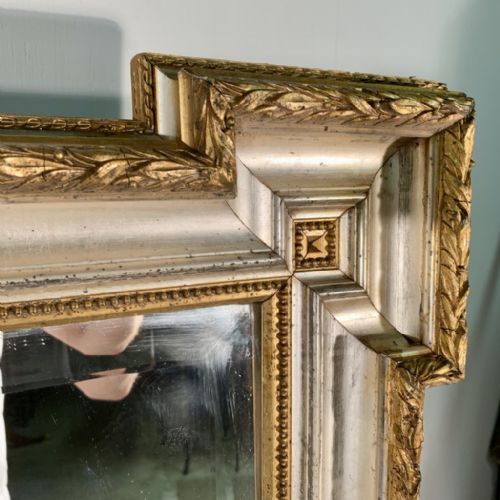 RARE LARGE SILVER GILT MIRROR 155CM - ADDITIONAL PHOTO 7