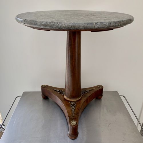 MID C19TH SMALL FRENCH EMPIRE GUERIDON CENTRE TABLE - ADDITIONAL PHOTO 2