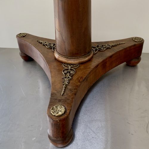MID C19TH SMALL FRENCH EMPIRE GUERIDON CENTRE TABLE - ADDITIONAL PHOTO 3