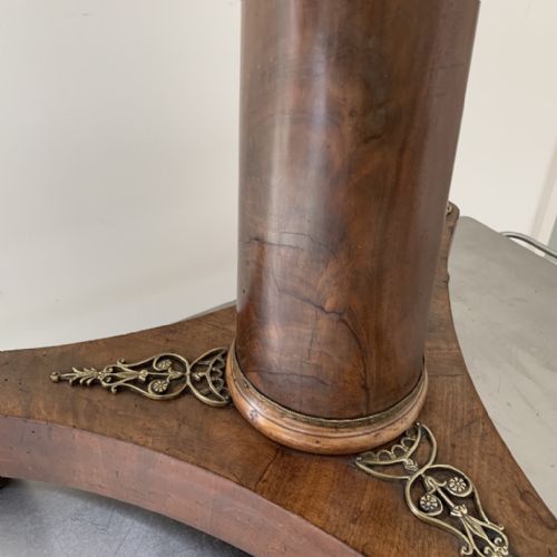 MID C19TH SMALL FRENCH EMPIRE GUERIDON CENTRE TABLE - ADDITIONAL PHOTO 4