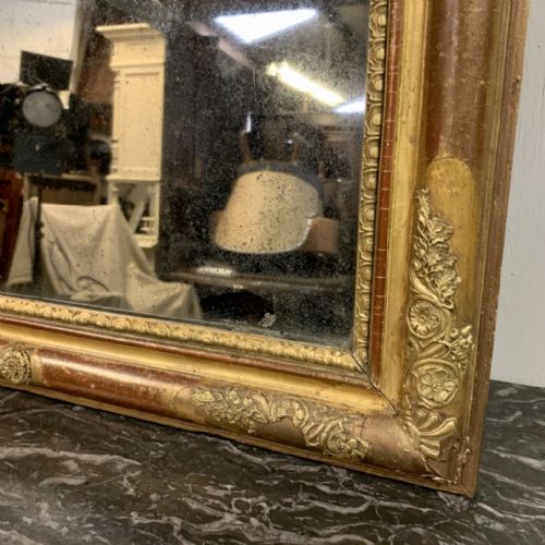 DOME TOP C19TH FRENCH GILT MIRROR - ADDITIONAL PHOTO 5