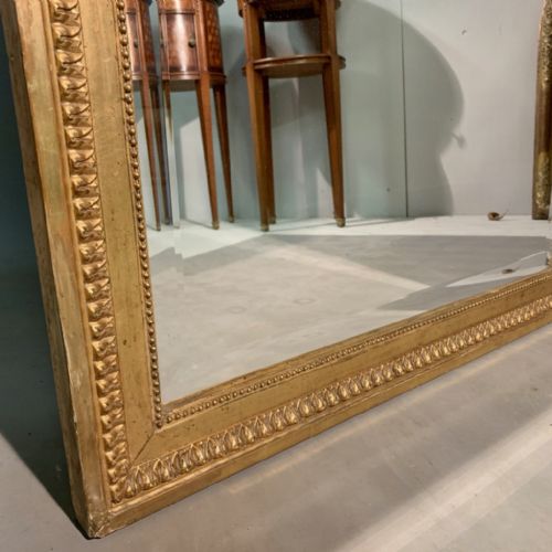 FRENCH GILT MIRROR WITH TORCH AND GARLAND - ADDITIONAL PHOTO 5