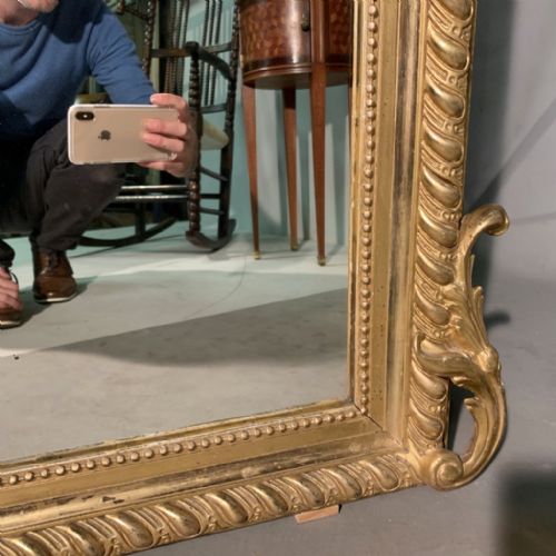 FINE QUALITY FRENCH GILT OVERMANTLE MIRROR - ADDITIONAL PHOTO 8