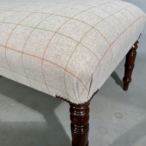 FULLY RESTORED REGENCY CENTRE FOOTSTOOL - ADDITIONAL PHOTO 1