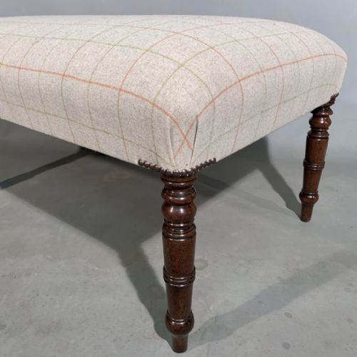 FULLY RESTORED REGENCY CENTRE FOOTSTOOL - ADDITIONAL PHOTO 2