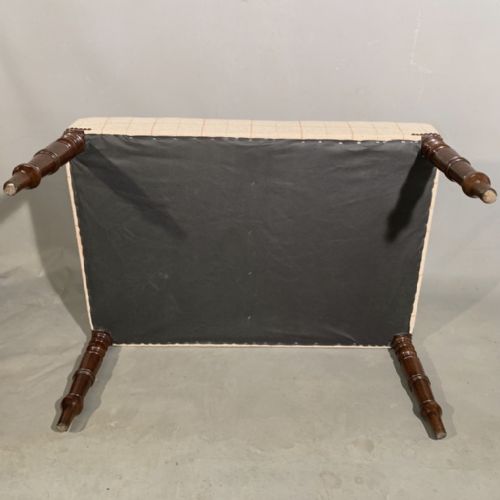 FULLY RESTORED REGENCY CENTRE FOOTSTOOL - ADDITIONAL PHOTO 5