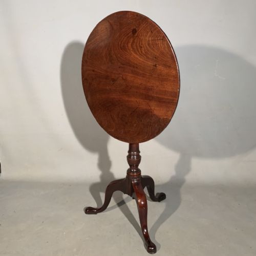 georgian mahogany tilt top wine table - CATEGORY: ANTIQUE TABLES - DATED GEORGIAN
