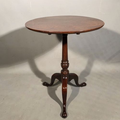 GEORGIAN MAHOGANY TILT TOP WINE TABLE - ADDITIONAL PHOTO 3