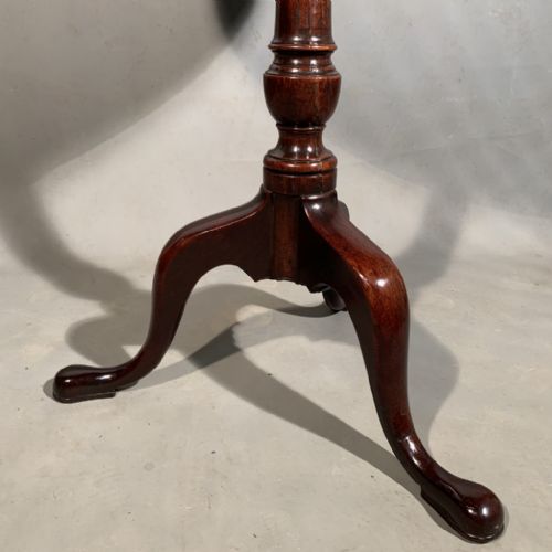 GEORGIAN MAHOGANY TILT TOP WINE TABLE - ADDITIONAL PHOTO 7