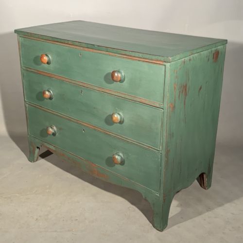 painted georgian chest of drawers - CATEGORY: ANTIQUE CHEST OF DRAWERS - DATED GEORGIAN