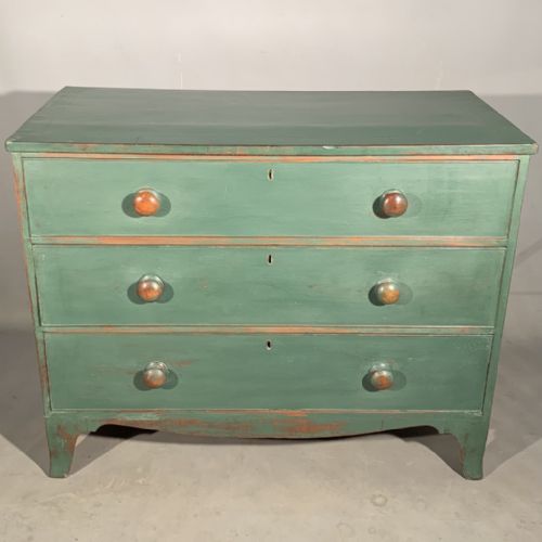 PAINTED GEORGIAN CHEST OF DRAWERS - ADDITIONAL PHOTO 1