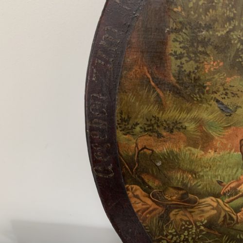 C19TH BAVARIAN SHOOTING COMPETITION TARGET HUNTING SCENE - ADDITIONAL PHOTO 2