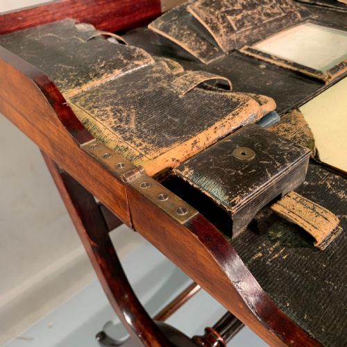 FINE QUALITY CAMPAIGN TABLE BY FINNIGANS OF MANCHESTER - ADDITIONAL PHOTO 6