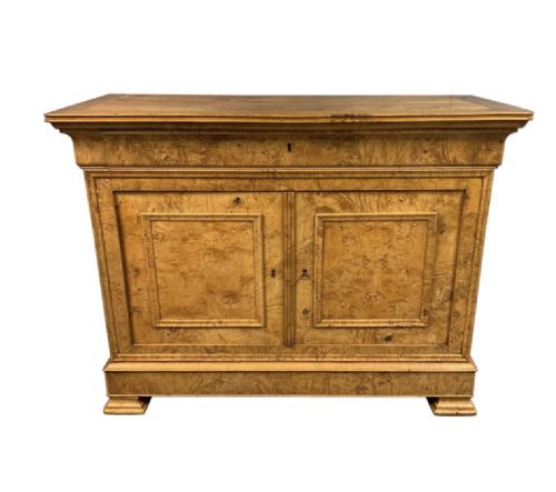 french burr ash buffet sideboard c1830 - CATEGORY: ANTIQUE SIDEBOARDS - DATED 19TH CENTURY