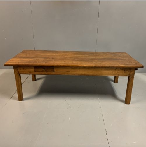 C19TH FRENCH CHERRY COFFEE TABLE 159CM - ADDITIONAL PHOTO 14