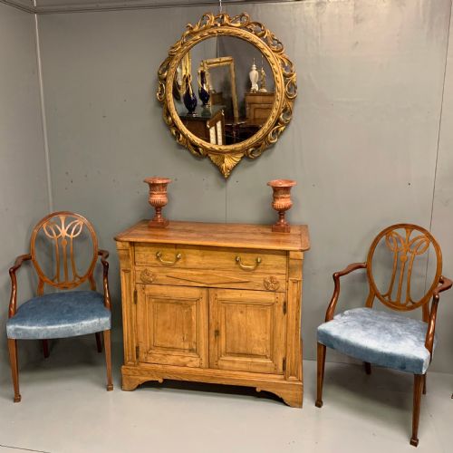 FRENCH OAK AND CHESTNUT BUFFET SERVER - ADDITIONAL PHOTO 1