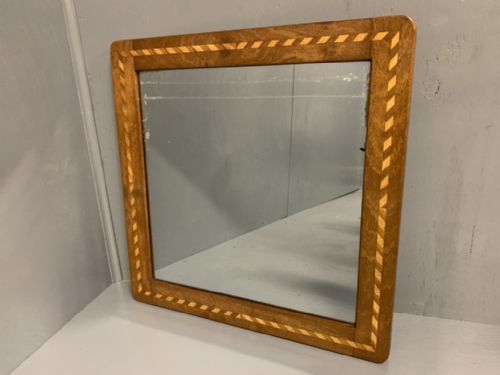 edwardian inlaid mirror - CATEGORY: ANTIQUE MIRRORS - DATED 1920