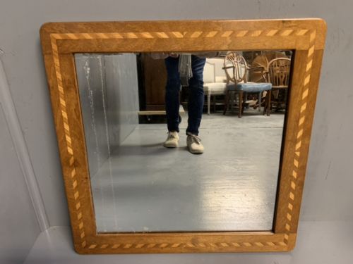 EDWARDIAN INLAID MIRROR - ADDITIONAL PHOTO 2