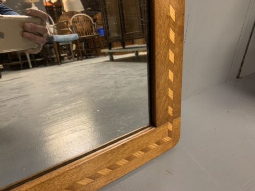 EDWARDIAN INLAID MIRROR - ADDITIONAL PHOTO 4