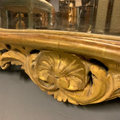 LARGE FRENCH GILTWOOD MIRROR WITH BEVELLED GLASS - ADDITIONAL PHOTO 6