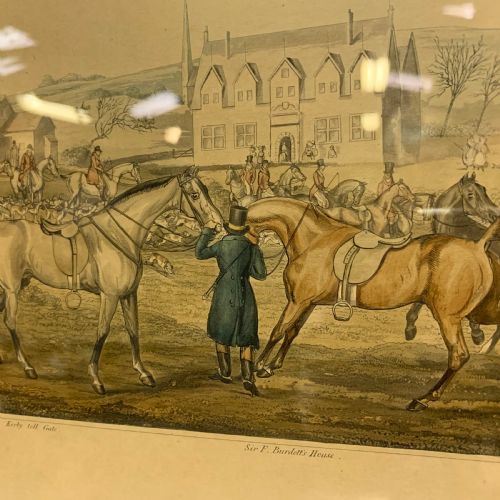 SET OF 4 LEICESTERSHIRE HUNTING SCENES 1814 T SUTHERLAND - ADDITIONAL PHOTO 14