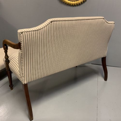REGENCY 2 SEATER WINDOW SEAT WITH MATCHING STOOL - ADDITIONAL PHOTO 7