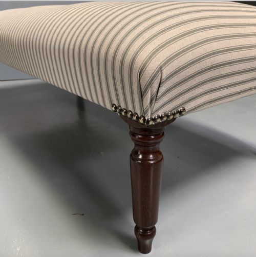 REGENCY 2 SEATER WINDOW SEAT WITH MATCHING STOOL - ADDITIONAL PHOTO 8