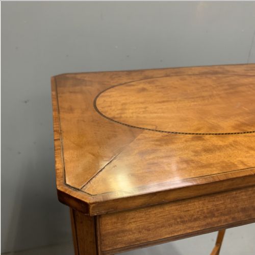 EDWARDIAN SATINWOOD INLAID OCCASIONAL TABLE - ADDITIONAL PHOTO 5