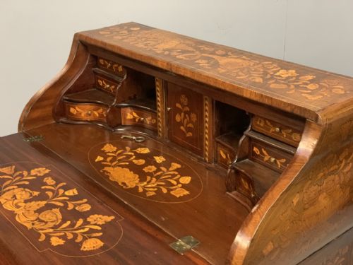 EARLY 19TH CENTURY DUTCH MARQUETRY BUREAU - ADDITIONAL PHOTO 6