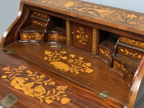 EARLY 19TH CENTURY DUTCH MARQUETRY BUREAU - ADDITIONAL PHOTO 12