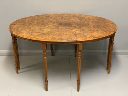 PAIR OF C19TH BURR WALNUT CONSOLE TABLES - ADDITIONAL PHOTO 9