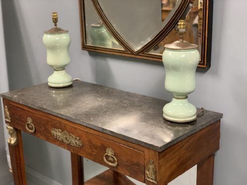 EARLY C19TH FRENCH EMPIRE CONSOLE TABLE - ADDITIONAL PHOTO 9