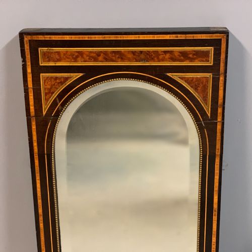 PAIR OF C19TH AMBOYNA AND EBONISED PIER MIRRORS - ADDITIONAL PHOTO 6