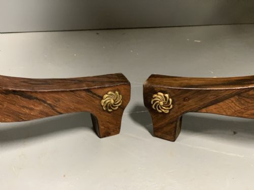 FINE PAIR OF REGENCY ROSEWOOD BRASS WINE TABLES - ADDITIONAL PHOTO 6