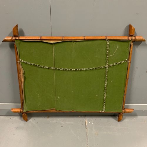 PAIR OF FRENCH FAUX BAMBOO MIRRORS - ADDITIONAL PHOTO 5