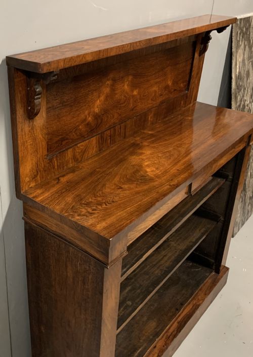 REGENCY ROSEWOOD OPEN BOOKCASE - ADDITIONAL PHOTO 1