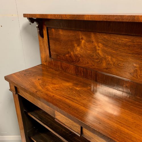 REGENCY ROSEWOOD OPEN BOOKCASE - ADDITIONAL PHOTO 2