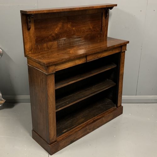 REGENCY ROSEWOOD OPEN BOOKCASE - ADDITIONAL PHOTO 3