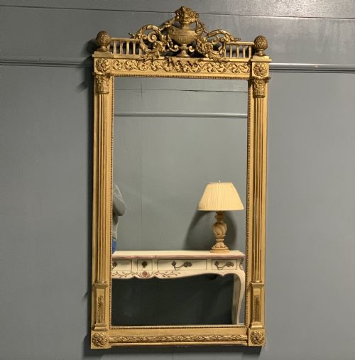 large french c19th gilt mirror - CATEGORY: ANTIQUE MIRRORS - DATED 1880