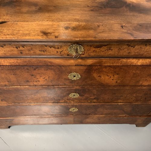 BURR WALNUT COMMODE CHEST OF DRAWERS - ADDITIONAL PHOTO 5