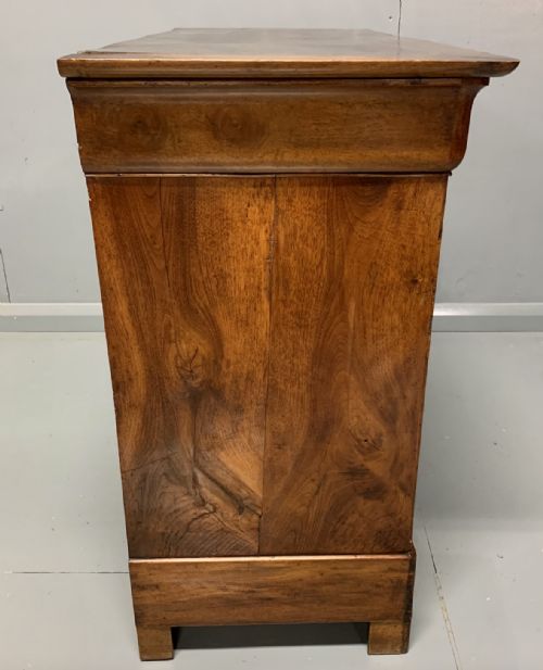BURR WALNUT COMMODE CHEST OF DRAWERS - ADDITIONAL PHOTO 7