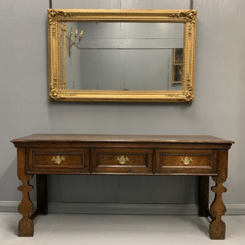 18th century english oak dresser base - CATEGORY: ANTIQUE SIDEBOARDS - DATED 18TH CENTURY